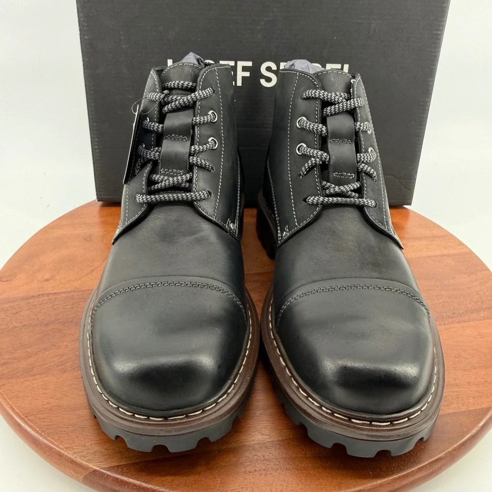 Josef Seibel Chance 53 Mens Boots Mocca‎ Crazy Horse Leather Size EU45/US11-11.5